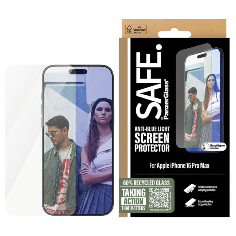 SAFE by PanzerGlass ﻿EyeScreenprotector Ultra Wide Fit met applicator Apple iPhone 16 Pro Max - Afbeelding 3