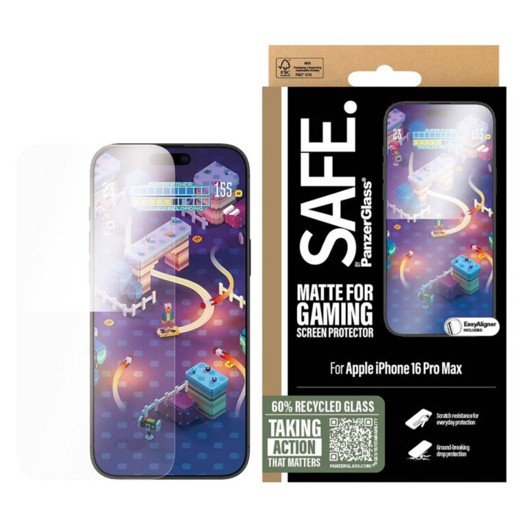 SAFE by PanzerGlass Gaming Screenprotector Ultra Wide Fit met applicator Apple iPhone 16 Pro Max - Afbeelding 4