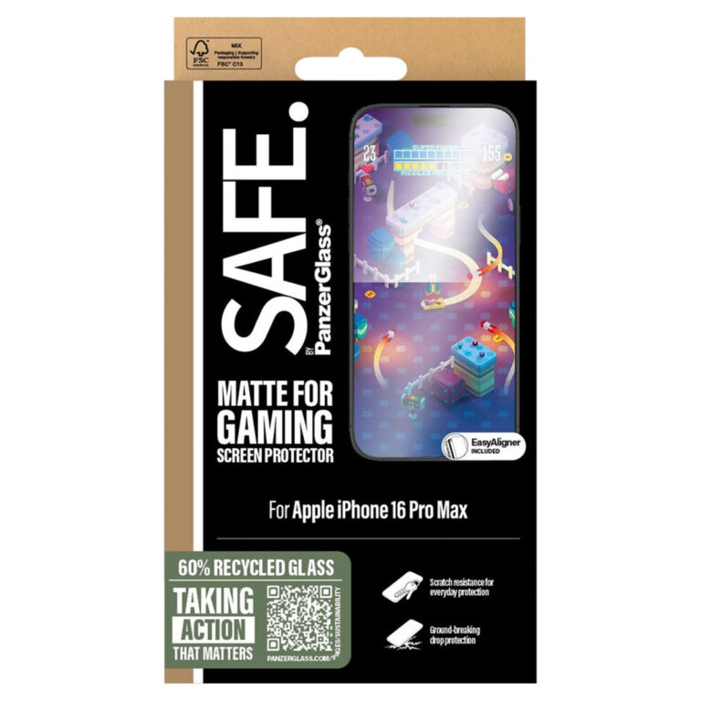 SAFE by PanzerGlass Gaming Screenprotector Ultra Wide Fit met applicator Apple iPhone 16 Pro Max - Afbeelding 2