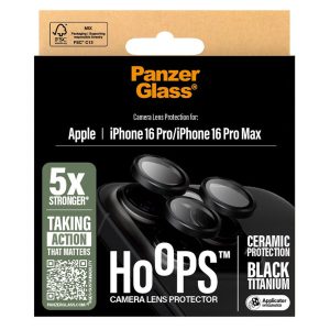 PanzerGlass Hoops Ceramic Camera Lens Protector Apple iPhone 16 Pro / 16 Pro Max