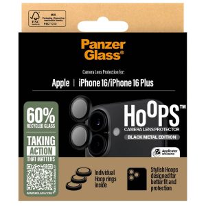 PanzerGlass Camera Protector Hoops Optic Rings Apple iPhone 16 / 16 Plus