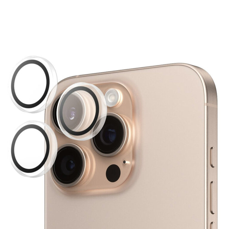 PanzerGlass Camera Protector Hoop Optic Rings Apple iPhone 16 Pro / 16 Pro Max - Afbeelding 3