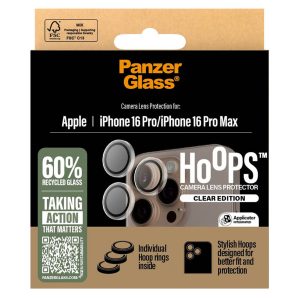 PanzerGlass Camera Protector Hoops Optic Rings Apple iPhone 16 Pro / 16 Pro Max
