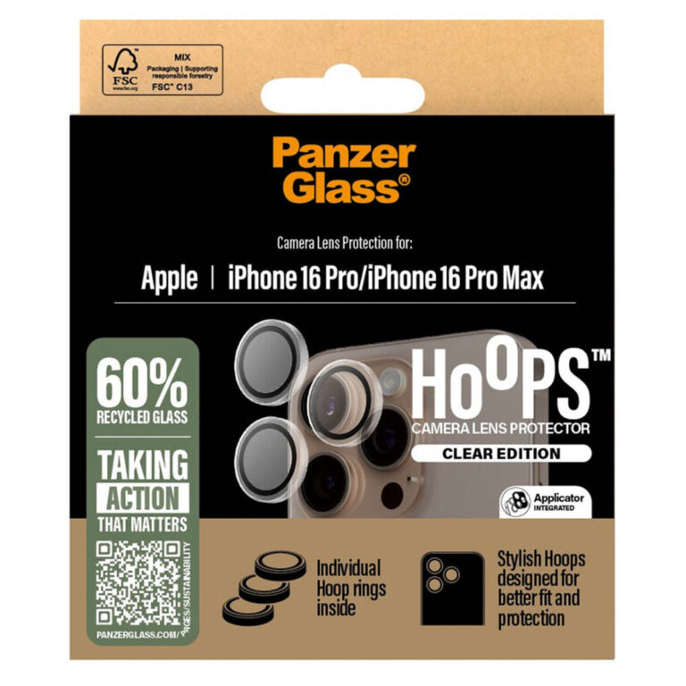 PanzerGlass Camera Protector Hoop Optic Rings Apple iPhone 16 Pro / 16 Pro Max - Afbeelding 2