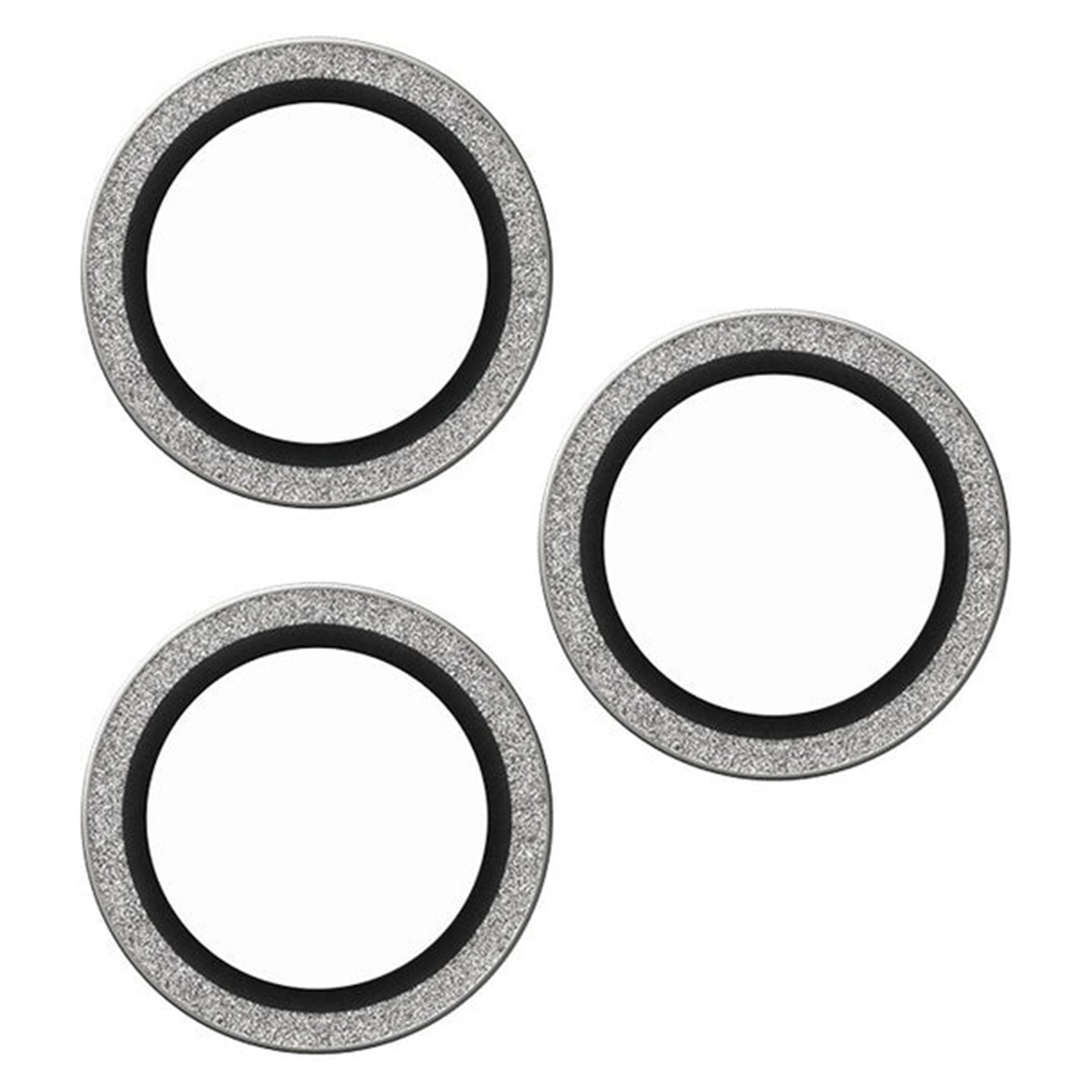 SAFE by PanzerGlass Camera Lens Protector Apple iPhone 16 Pro / 16 Pro Max - Glitter Silver - Afbeelding 3