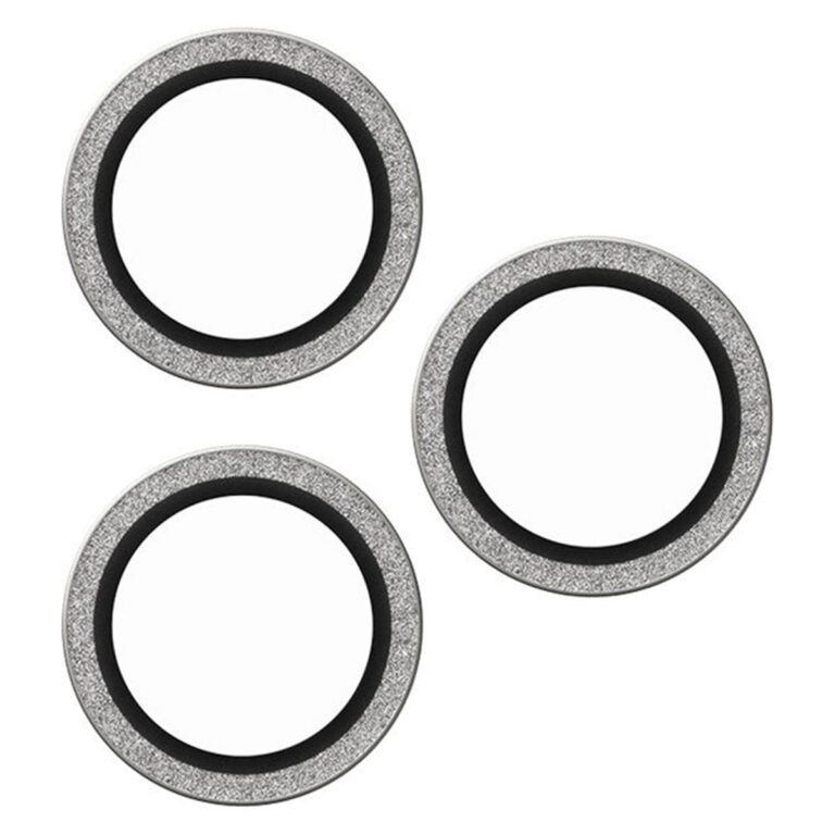SAFE by PanzerGlass Camera Lens Protector Apple iPhone 16 Pro / 16 Pro Max - Glitter Silver - Afbeelding 2