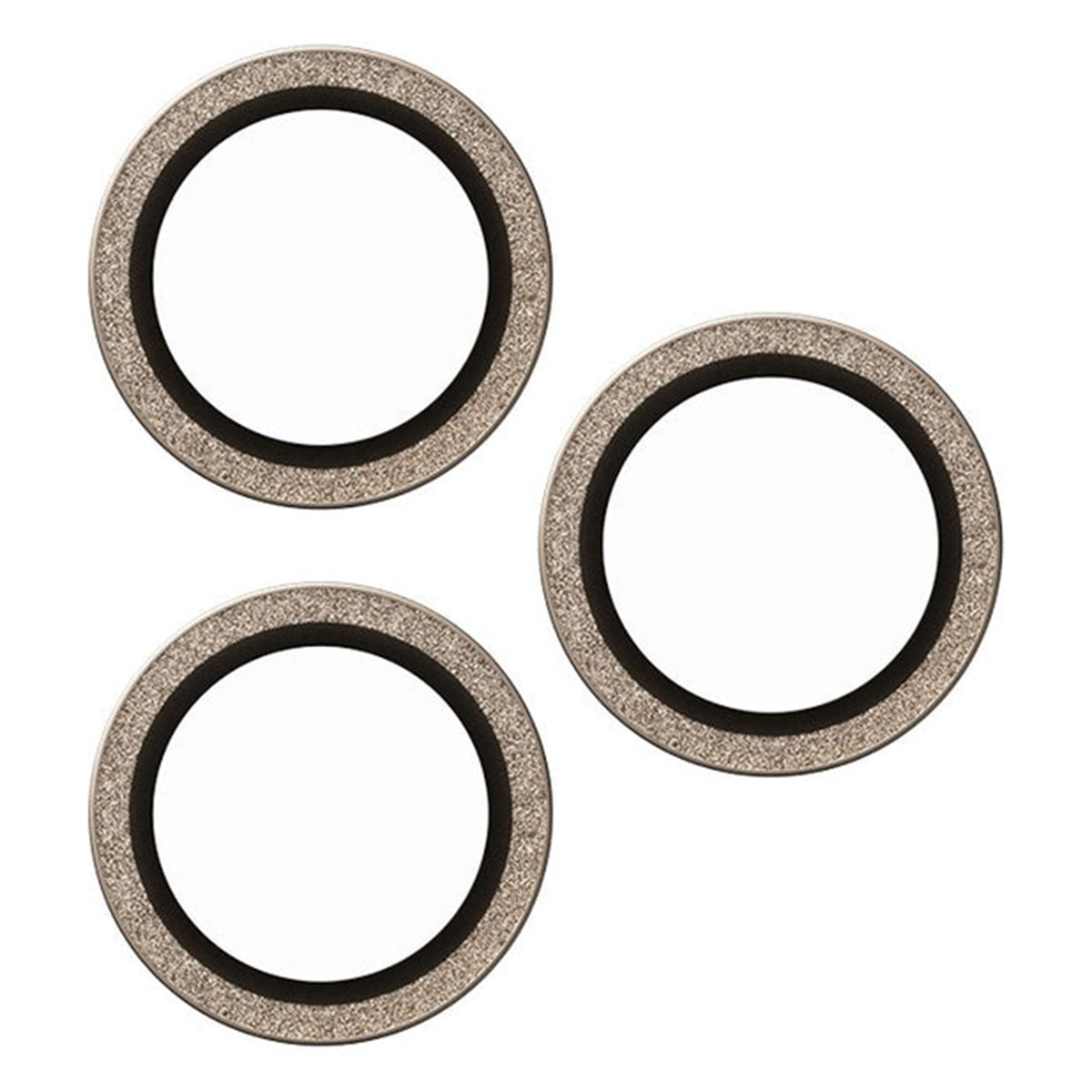 SAFE by PanzerGlass Camera Lens Protector Apple iPhone 16 Pro / 16 Pro Max - Glitter Gold - Afbeelding 3