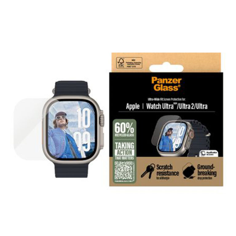 PanzerGlass Screenprotector Apple Watch Ultra (2) - 49 mm - Ultra Wide Fit - Afbeelding 3