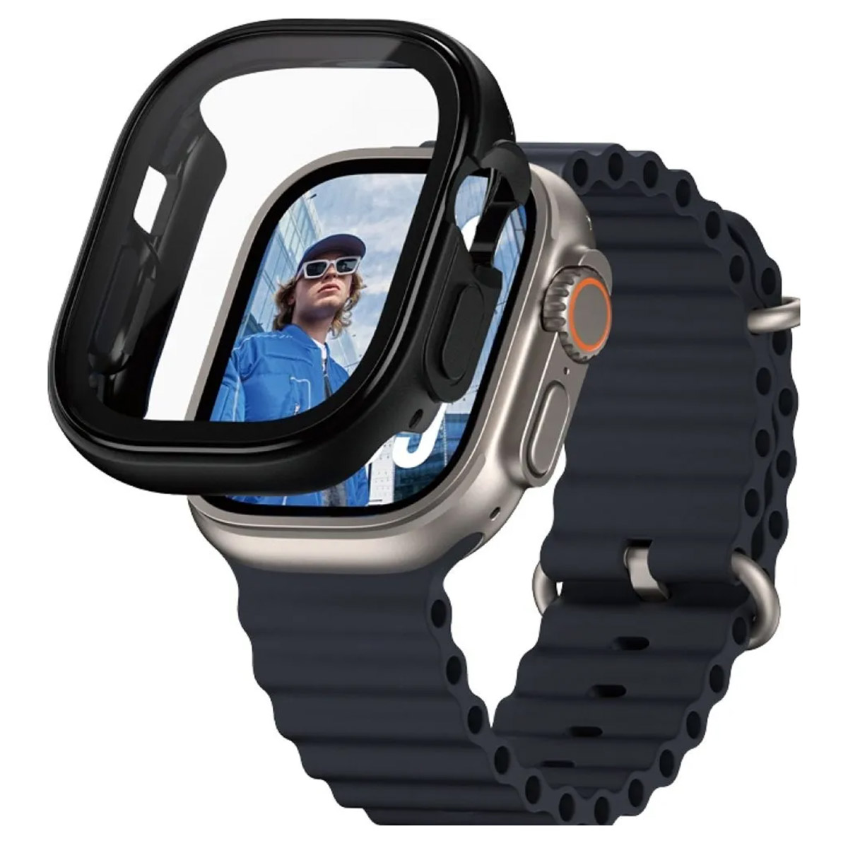 PanzerGlass Full Body Case Apple Watch Ultra / Ultra 2 / Ultra 3 – 49 mm – Zwart