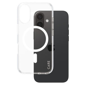 CARE by PanzerGlass Urban Combat Case MagSafe Apple iPhone 16 - Transparant / Wit