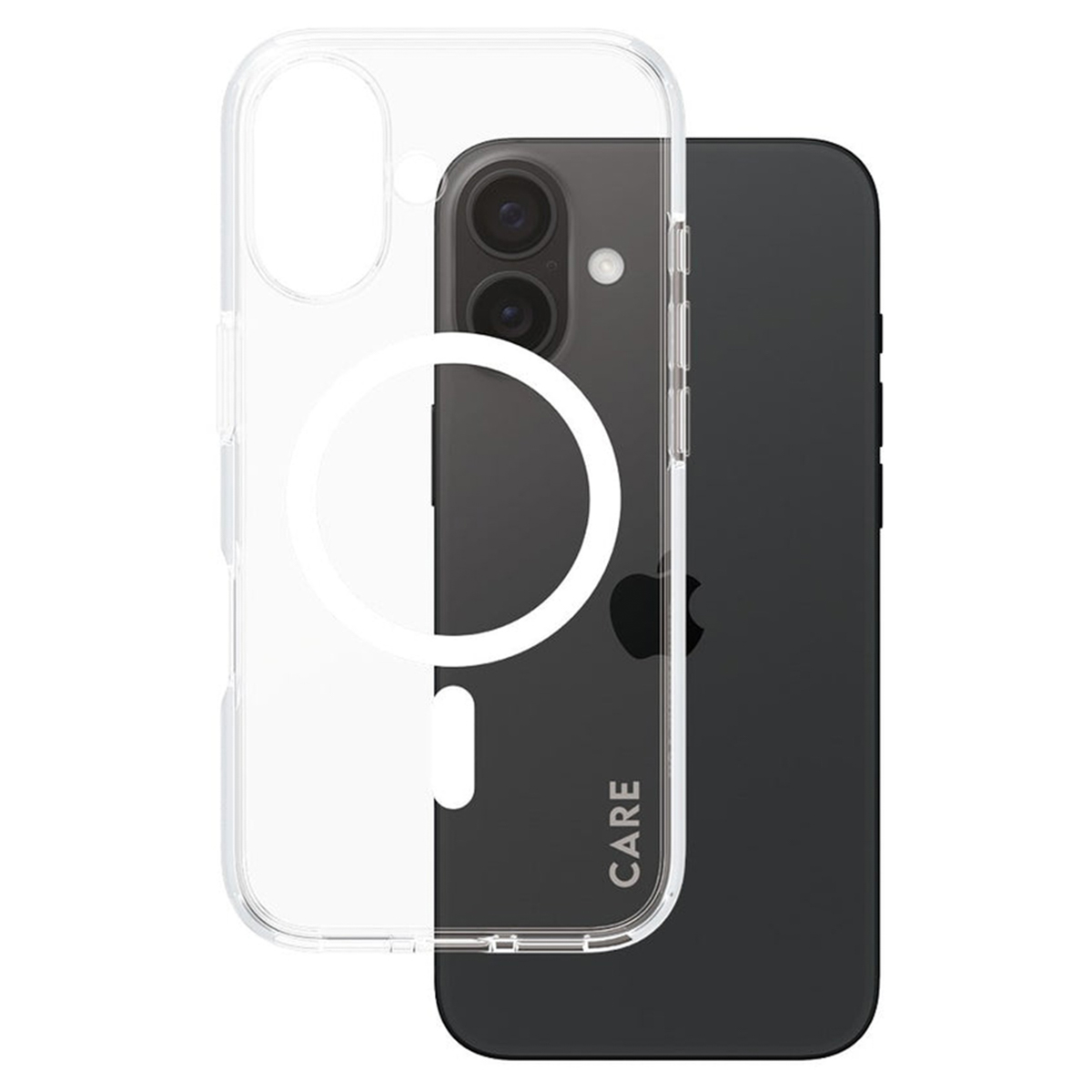 CARE by PanzerGlass Urban Combat Case MagSafe Apple iPhone 16 – Transparant / Wit