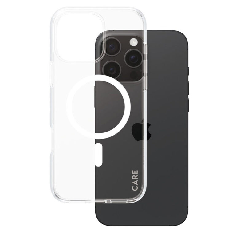CARE by PanzerGlass Urban Combat Case MagSafe Apple iPhone 16 Pro Max - Transparant / Wit