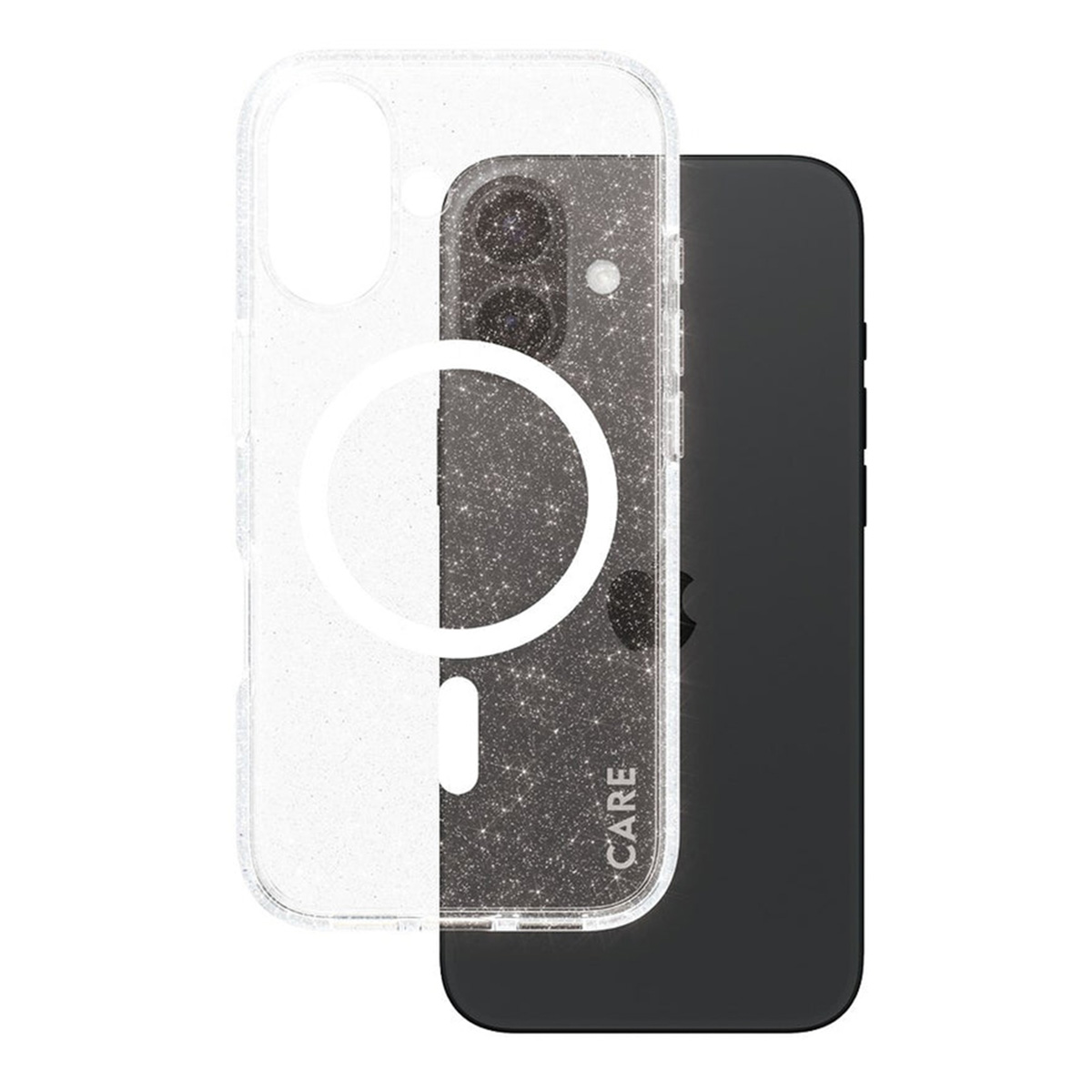 CARE by PanzerGlass Star Lit Case MagSafe Apple iPhone 16 – Wit