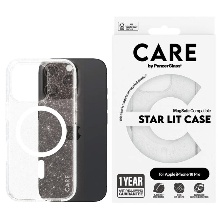 CARE by PanzerGlass Star Lit Case MagSafe Apple iPhone 16 Pro - Wit - Afbeelding 3