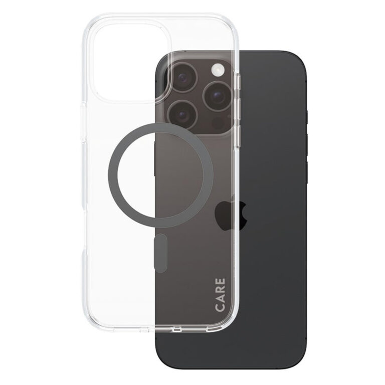 CARE by PanzerGlass Urban Combat Case MagSafe Apple iPhone 16 Pro Max - Transparant / Zwart - Afbeelding 2