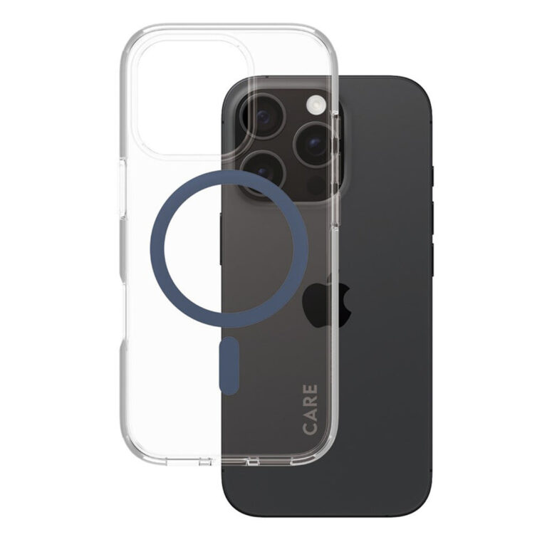CARE by PanzerGlass Urban Combat Case MagSafe Apple iPhone 16 Pro- Transparant / Blauw