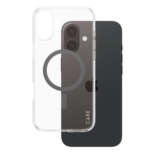 CARE by PanzerGlass Urban Combat Case MagSafe Apple iPhone 16 Plus- Transparant / Blauw