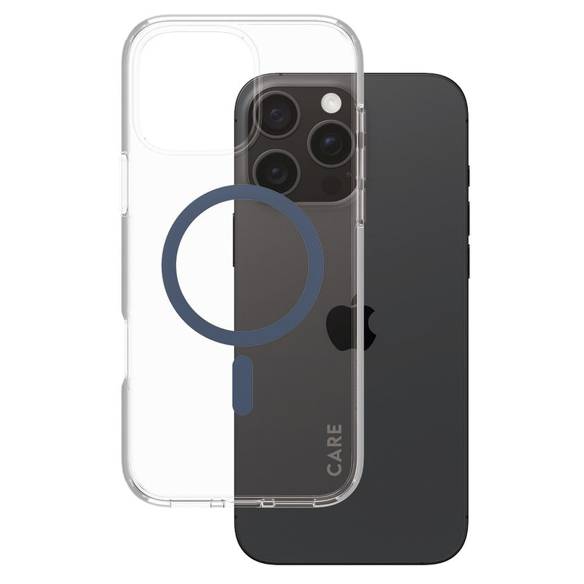 CARE by PanzerGlass Urban Combat Case MagSafe Apple iPhone 16 Pro Max – Transparant / Blauw