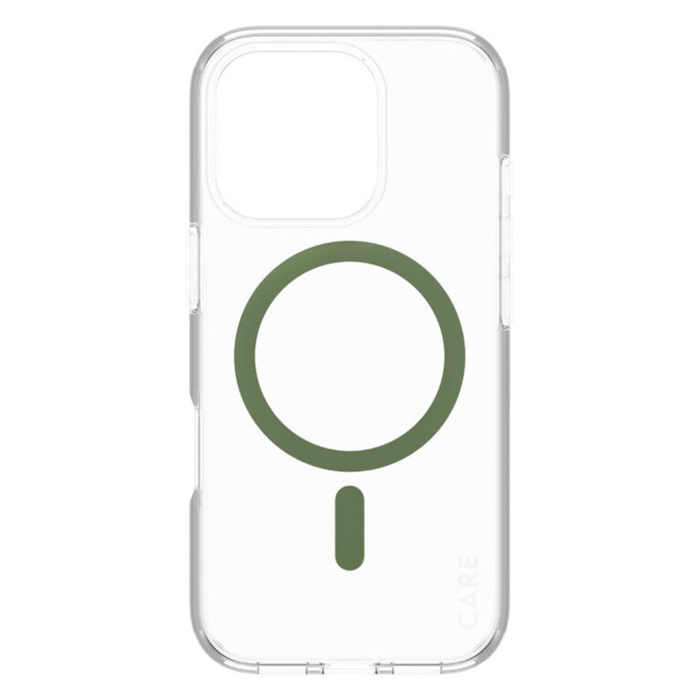 CARE by PanzerGlass Urban Combat Case MagSafe Apple iPhone 16 Pro - Transparant / Groen - Afbeelding 3