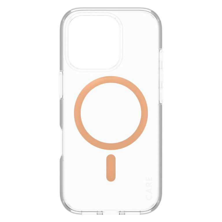 CARE by PanzerGlass Urban Combat Case MagSafe Apple iPhone 16 Pro - Transparant / Peach - Afbeelding 3