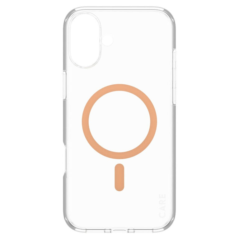 CARE by PanzerGlass Urban Combat Case MagSafe Apple iPhone 16 Plus - Transparant / Peach - Afbeelding 3