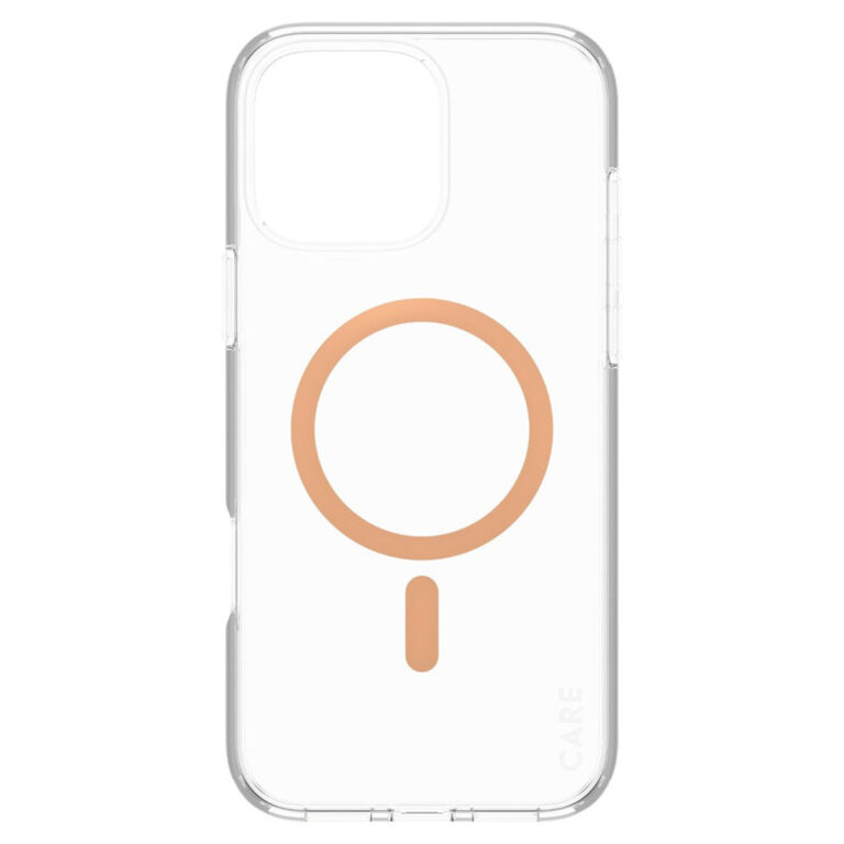 CARE by PanzerGlass Urban Combat Case MagSafe Apple iPhone 16 Pro Max - Transparant / Peach - Afbeelding 3