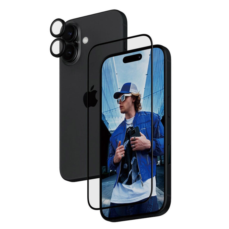 PanzerGlass 2 in 1 pack - Ultra-Wide Fit Anti-Bacterial Screenprotector incl. applicator + Camera Protector Apple iPhone 16 - Afbeelding 4