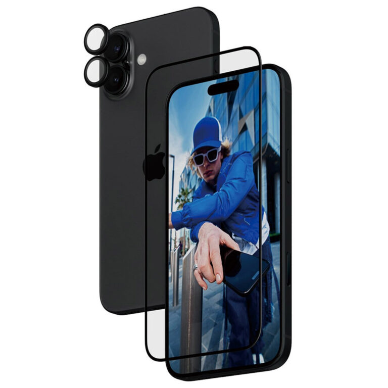 PanzerGlass 2 in 1 pack - Ultra-Wide Fit Anti-Bacterial Screenprotector incl. applicator + Camera Protector Apple iPhone 16 Plus - Afbeelding 3