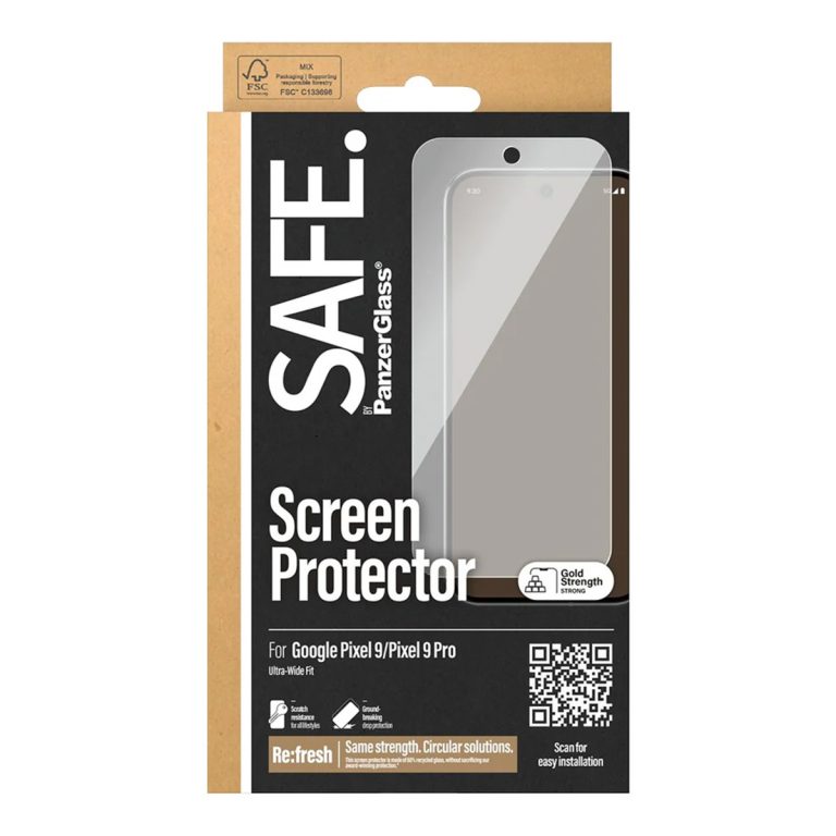 SAFE by PanzerGlass Ultra-Wide Fit Screenprotector Google Pixel 9 / 9 Pro - Afbeelding 3