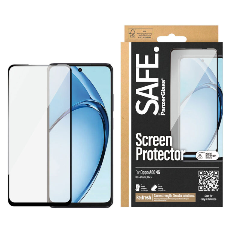 SAFE by PanzerGlass Ultra-Wide Fit Screenprotector Oppo A60 (4G) - Afbeelding 4