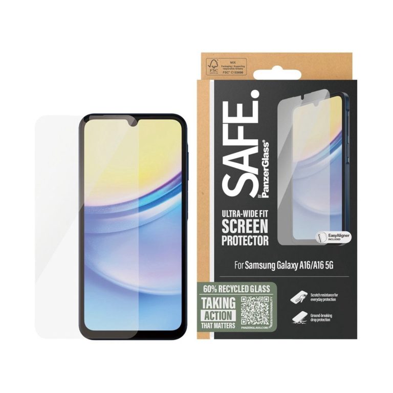 SAFE by PanzerGlass Ultra-Wide Fit Screenprotector Samsung Galaxy A16 - Afbeelding 3