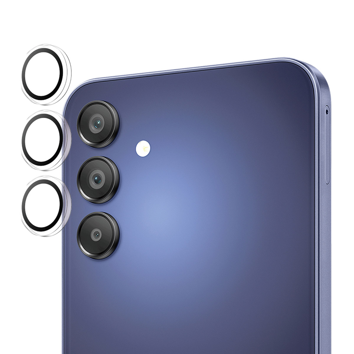 PanzerGlass Camera Protector Hoops Optic Rings Samsung Galaxy A16 4G/5G - Transparant - Afbeelding 2