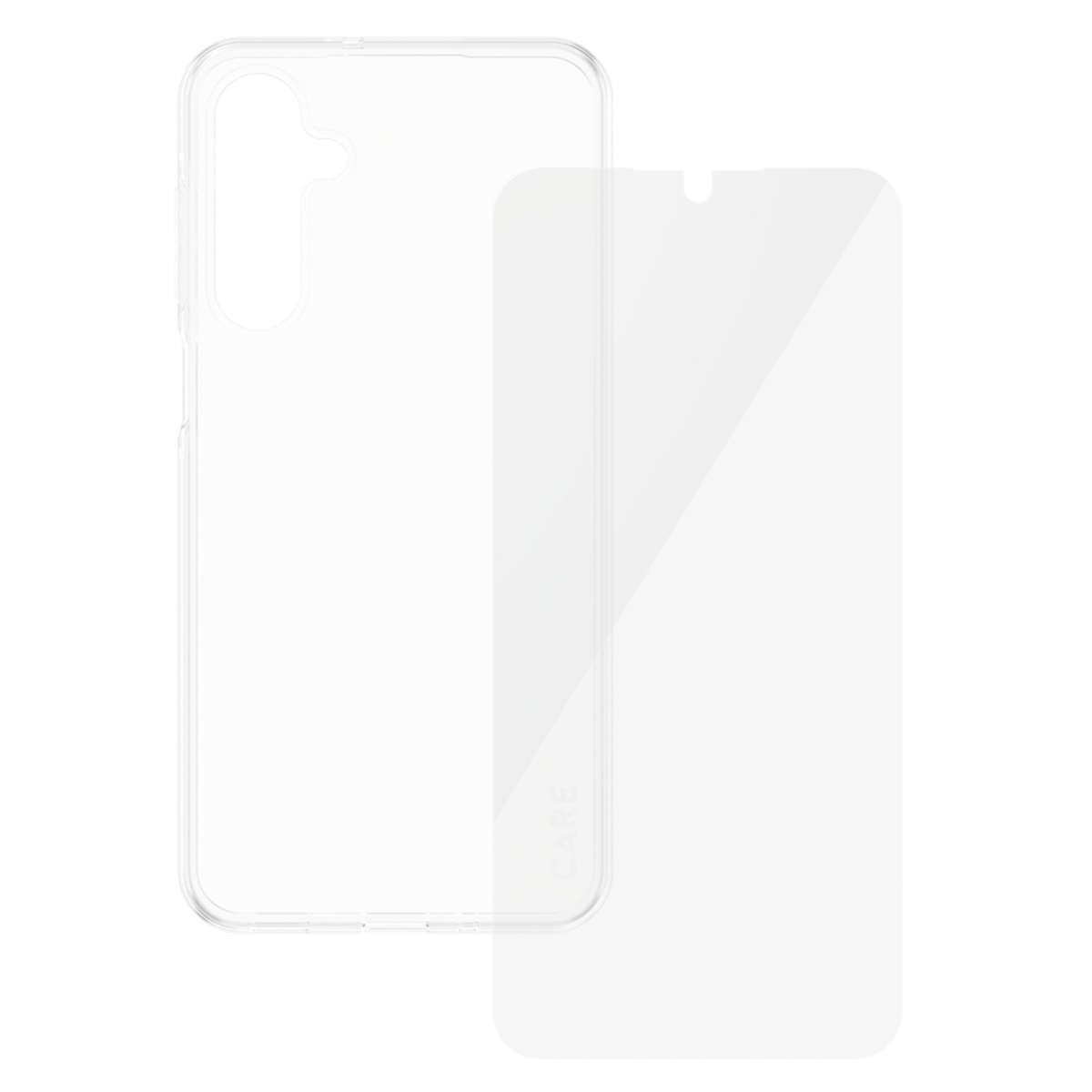 CARE by PanzerGlass Fashion Backcover XR + Ultra-Wide Fit Screenprotector incl. applicator Samsung Galaxy A26 - Transparant - Afbeelding 2