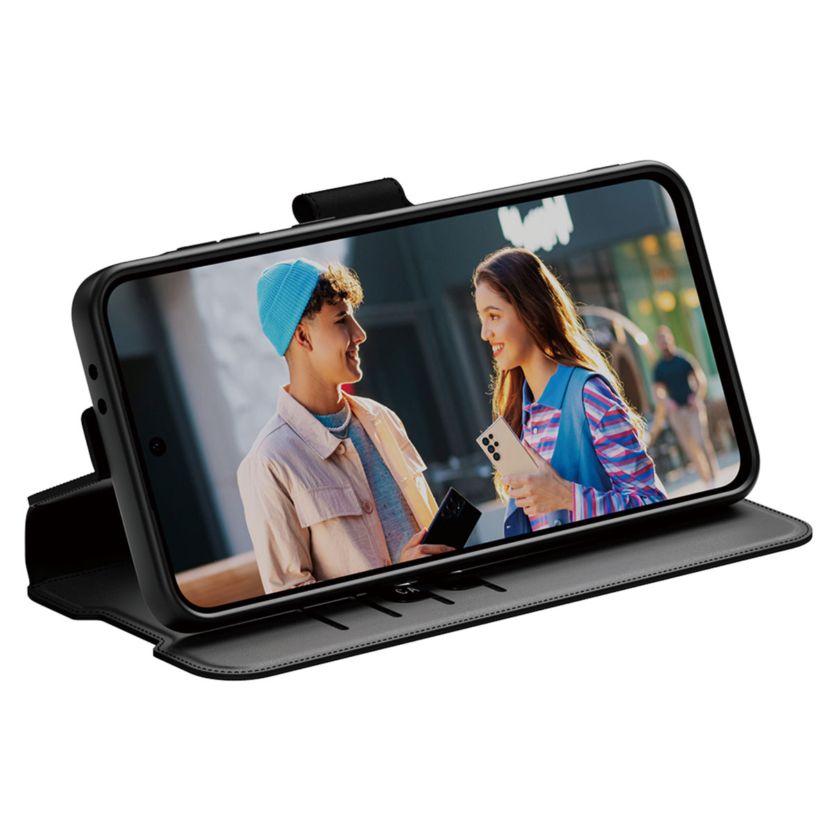 CARE by PanzerGlass Feature Wallet Case w. Kickstand Samsung Galaxy A26 – Zwart