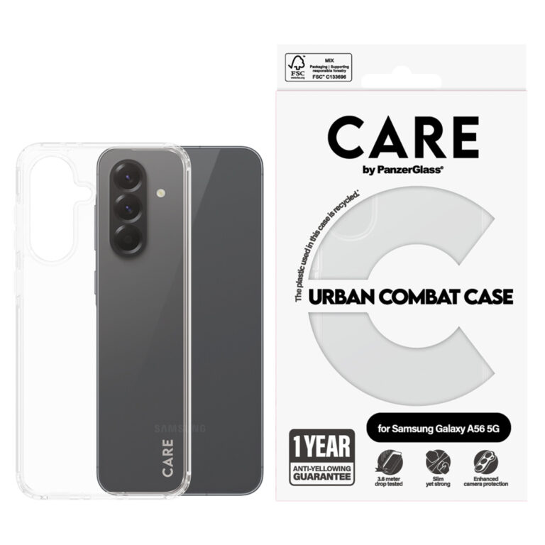 CARE by PanzerGlass Urban Combat Case Samsung Galaxy A56 - Transparant - Afbeelding 5