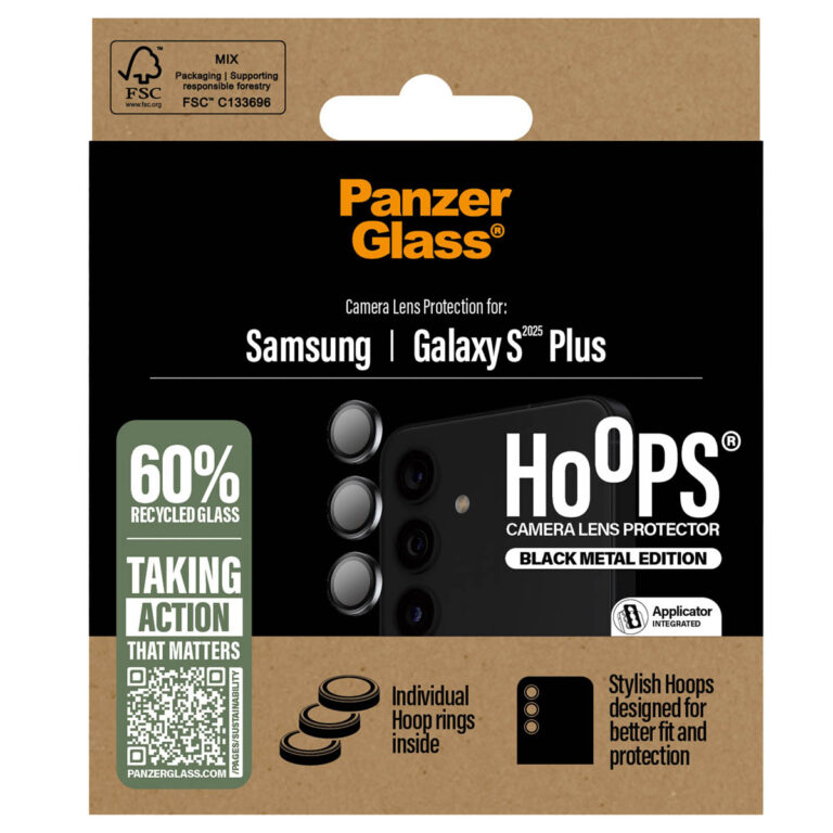 PanzerGlass Camera Protector Hoops Samsung Galaxy S25 Plus - Zwart - Afbeelding 3