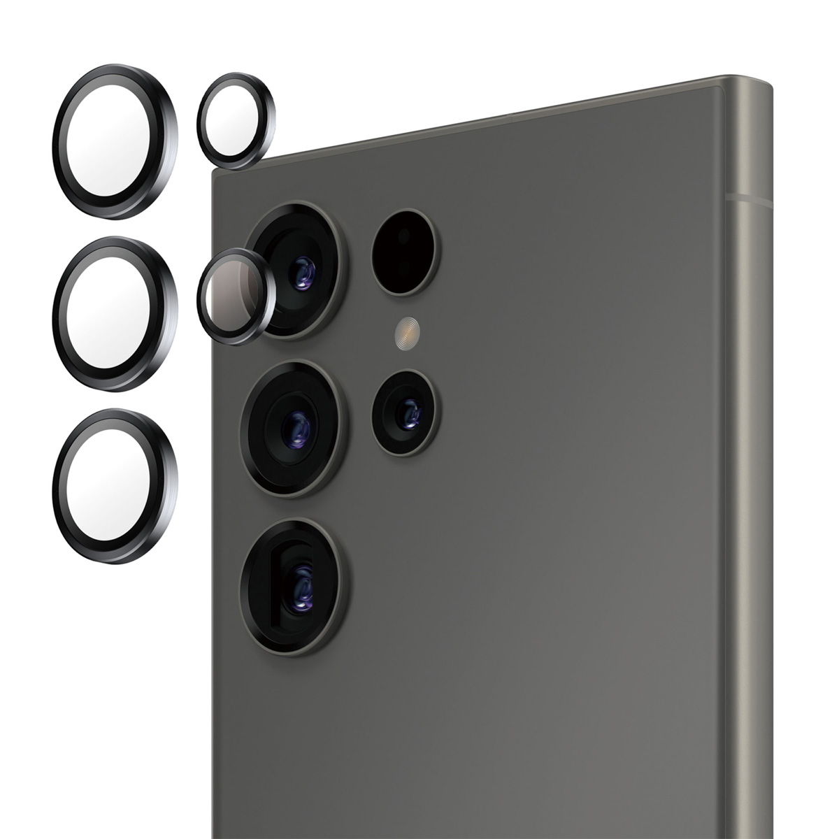 PanzerGlass Camera Protector Hoops Samsung Galaxy S25 Ultra – Zwart