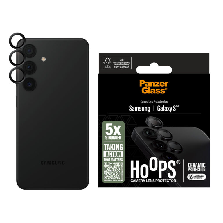 PanzerGlass Hoops Ceramic Lens Protector Samsung Galaxy S25 - Afbeelding 2