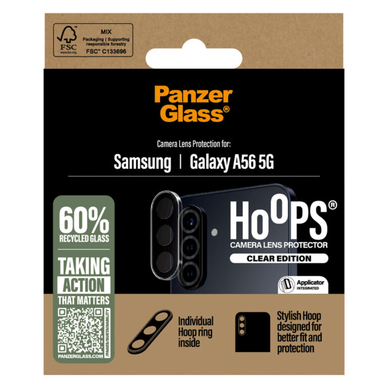 PanzerGlass Camera Protector Hoops Samsung Galaxy A56 - Transparant