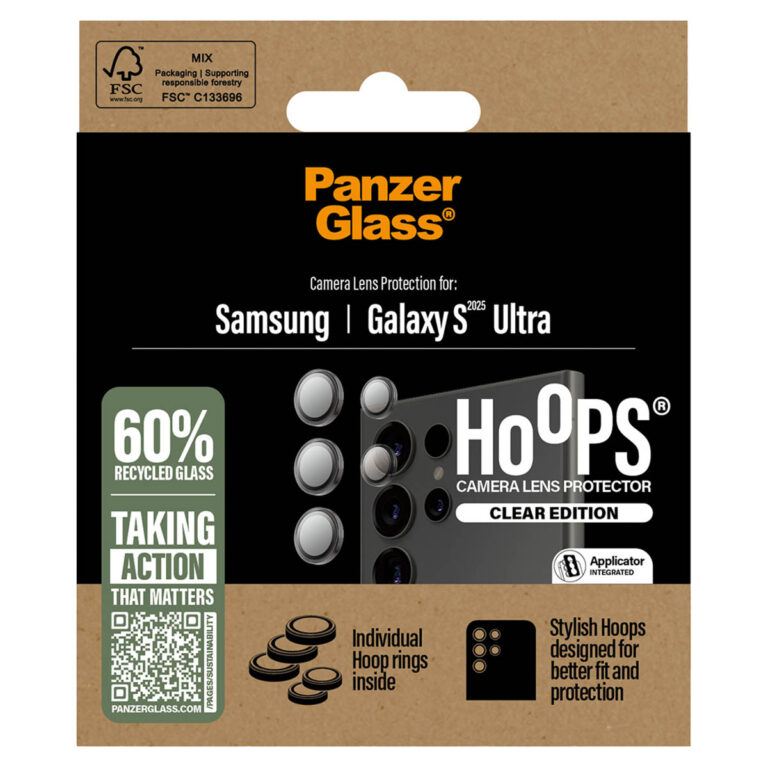 PanzerGlass Camera Protector Hoops Samsung Galaxy S25 Ultra - Transparant - Afbeelding 3