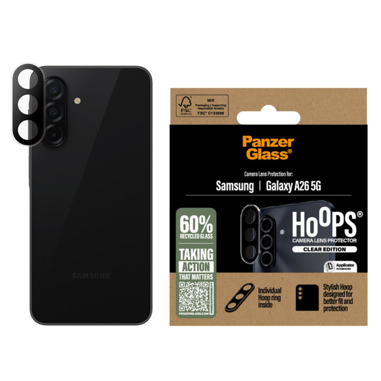 PanzerGlass Camera Protector Hoops voor de Samsung Galaxy A26 - Transparant - Afbeelding 4