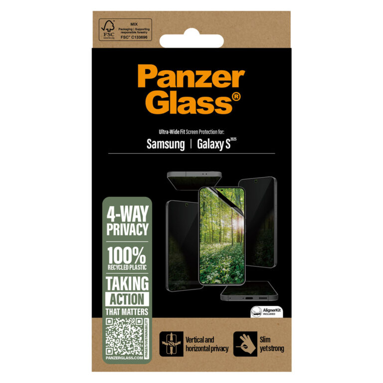PanzerGlass Matrix Recycled 4-way Privacy Screen Protector Samsung Galaxy S25 - Afbeelding 3