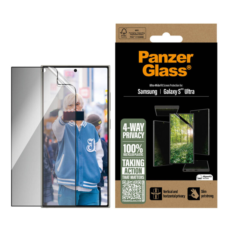 PanzerGlass Matrix Recycled 4-way Privacy Screen Protector Samsung Galaxy S25 Ultra - Afbeelding 2