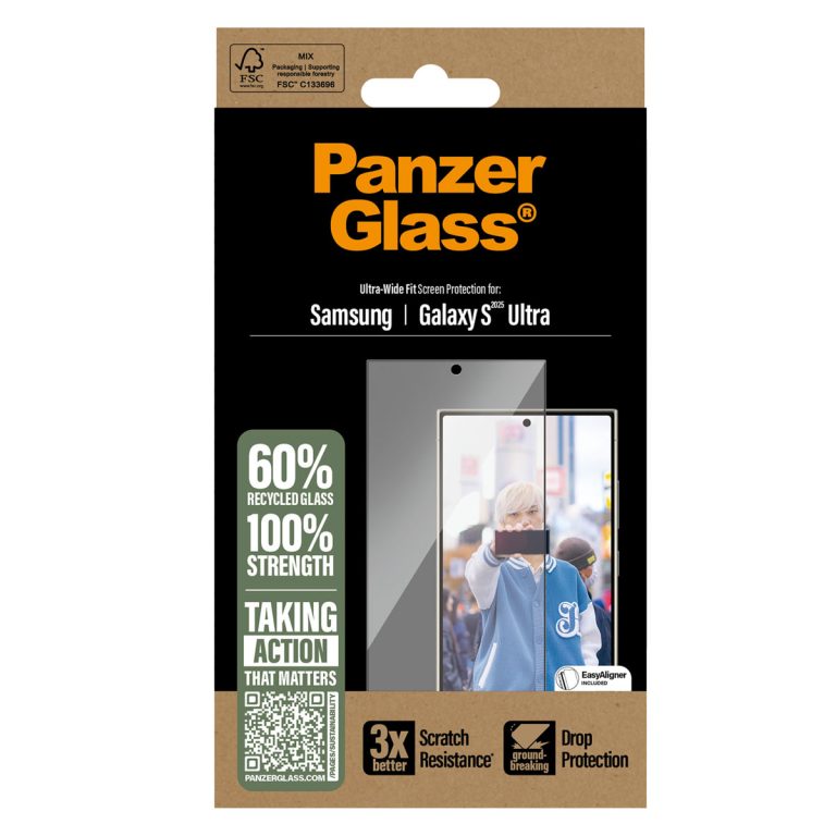 PanzerGlass Ultra-Wide Fit Anti-Bacterial Screenprotector Samsung Galaxy S25 Ultra - Afbeelding 3
