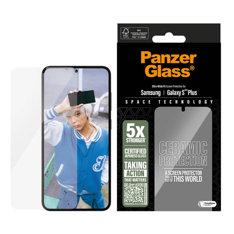PanzerGlass Ceramic Screenprotector met applicator Samsung Galaxy S25 Plus - Afbeelding 2
