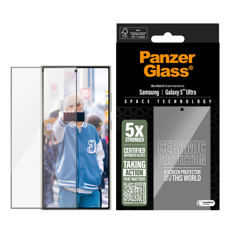 PanzerGlass Ceramic Screenprotector met applicator Samsung Galaxy S25 Ultra - Afbeelding 2