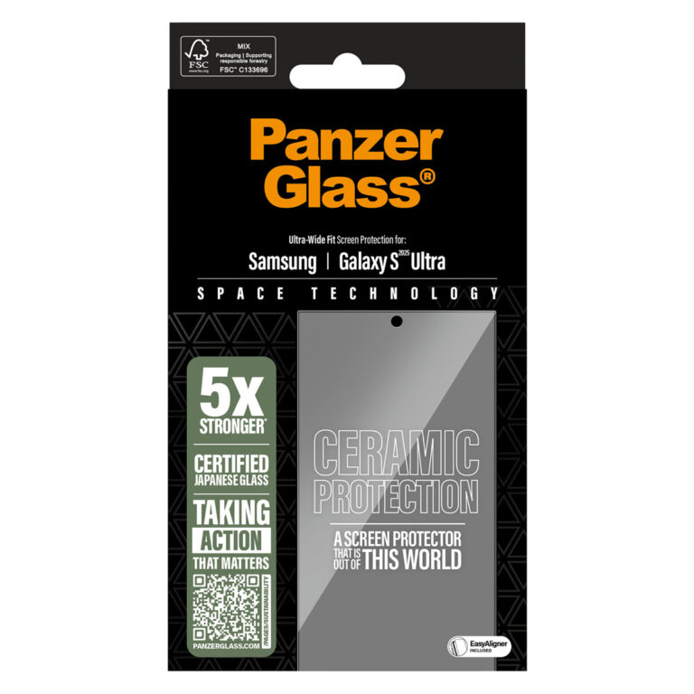PanzerGlass Ceramic Screenprotector met applicator Samsung Galaxy S25 Ultra - Afbeelding 3