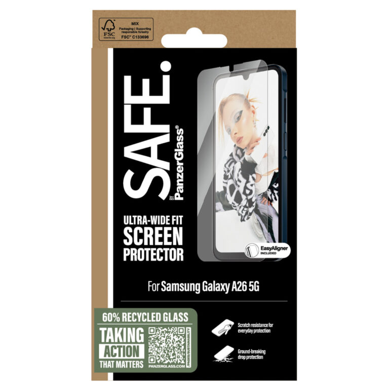 SAFE by PanzerGlass Ultra-Wide Fit Screenprotector incl. applicator Samsung Galaxy A26 - Afbeelding 2