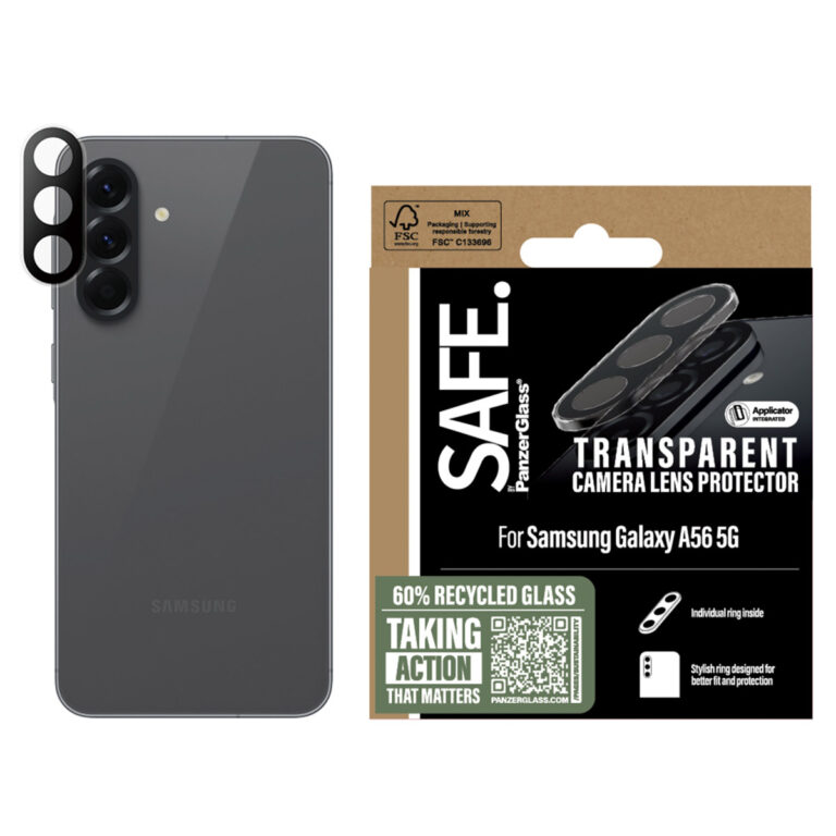 SAFE by PanzerGlass Camera Lens Protector Transparent Samsung Galaxy new A55 5G - Afbeelding 3