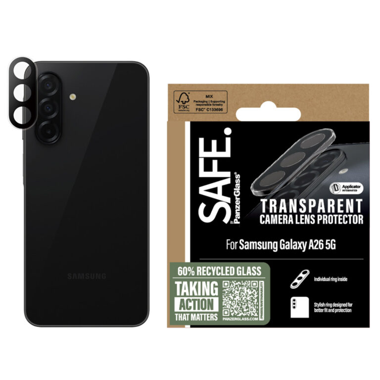 SAFE by PanzerGlass Camera Lens Protector Samsung Galaxy A26 - Transparant - Afbeelding 4